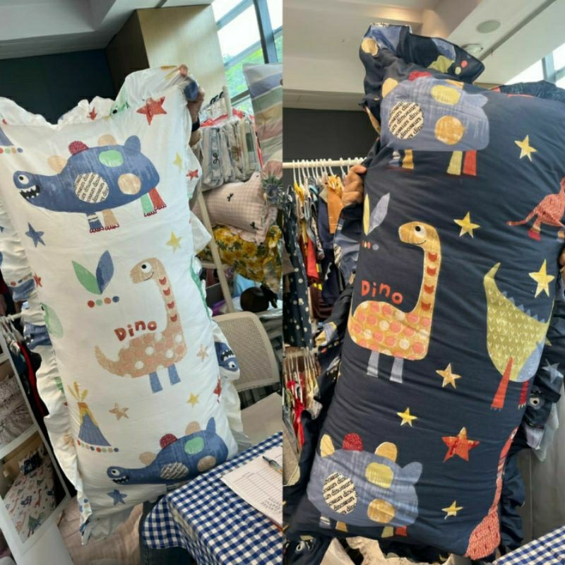 bantal cinta katun jepang (bantal+sarung)