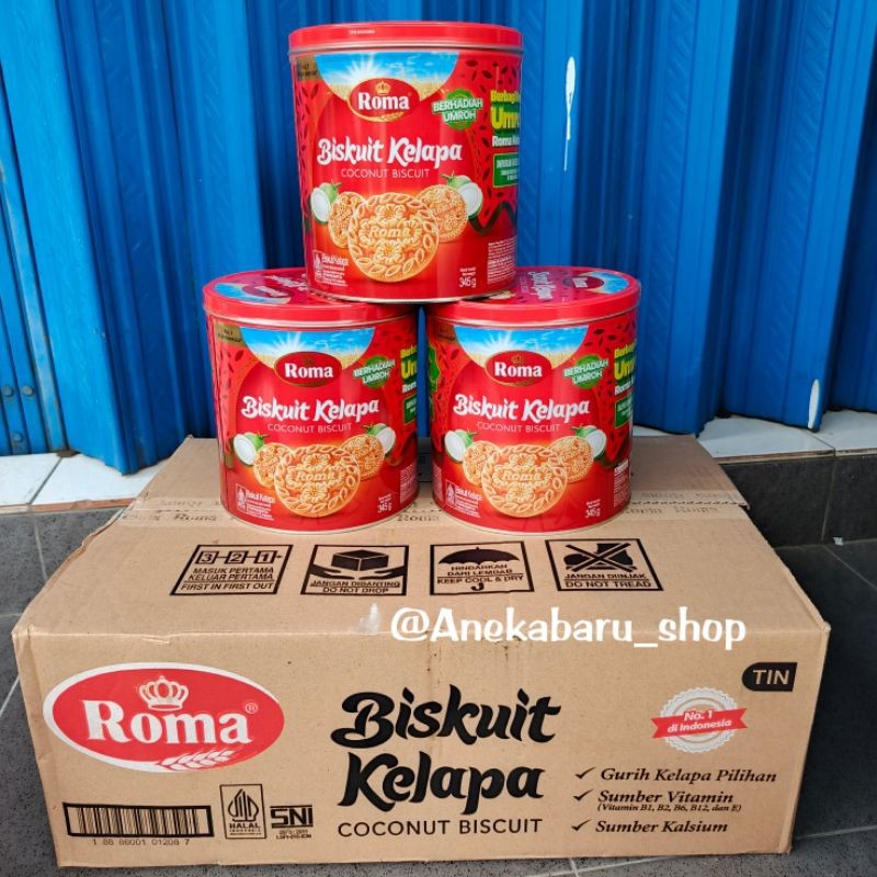 

( 1 DUS / 6 KALENG ) Roma Kelapa Kaleng 345g