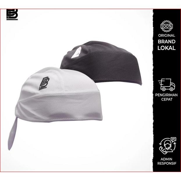 Durag Kupluk Slayer Kain Topi Kepala Pria Wanita BALLERBRO Model Ekor Panjang Ikat Belakang / Topi B