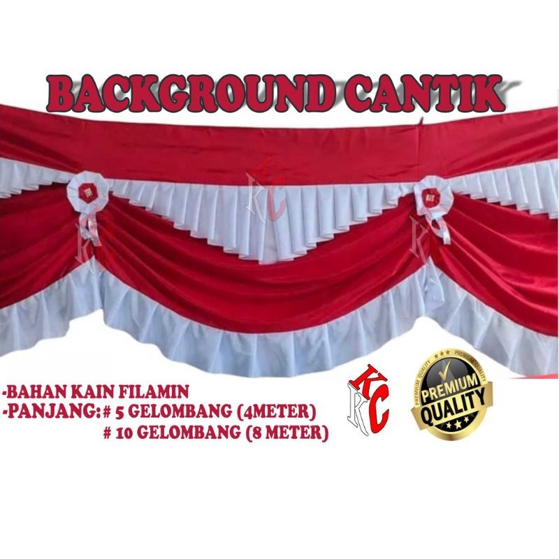 Bendera merah putih Bendera Background panggung bendera polos