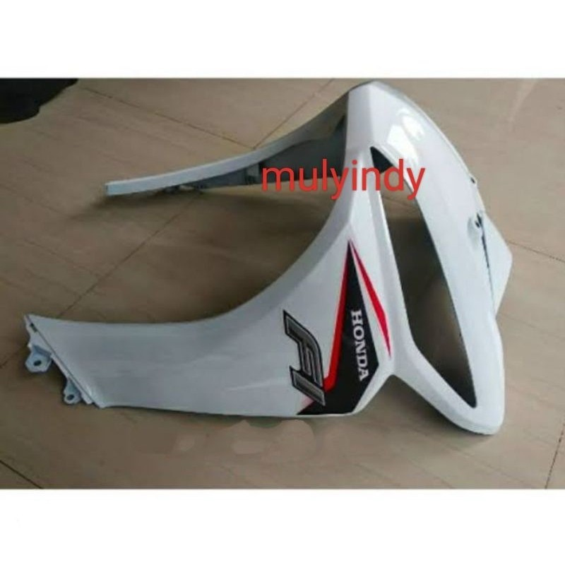 Cover front body sayap tameng depan revo fi putih Revo fit fi putih