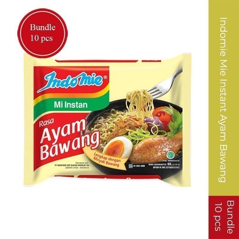 

Indomie Mie Instant Ayam Bawang 10pcs