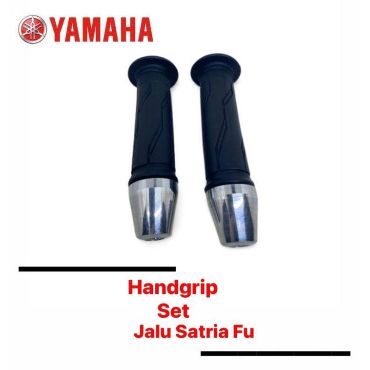 GRIP HANDGRIP MODEL ORI YAMAHA SET JALU STANG SATRIA FU CHROME CR16 Variasi