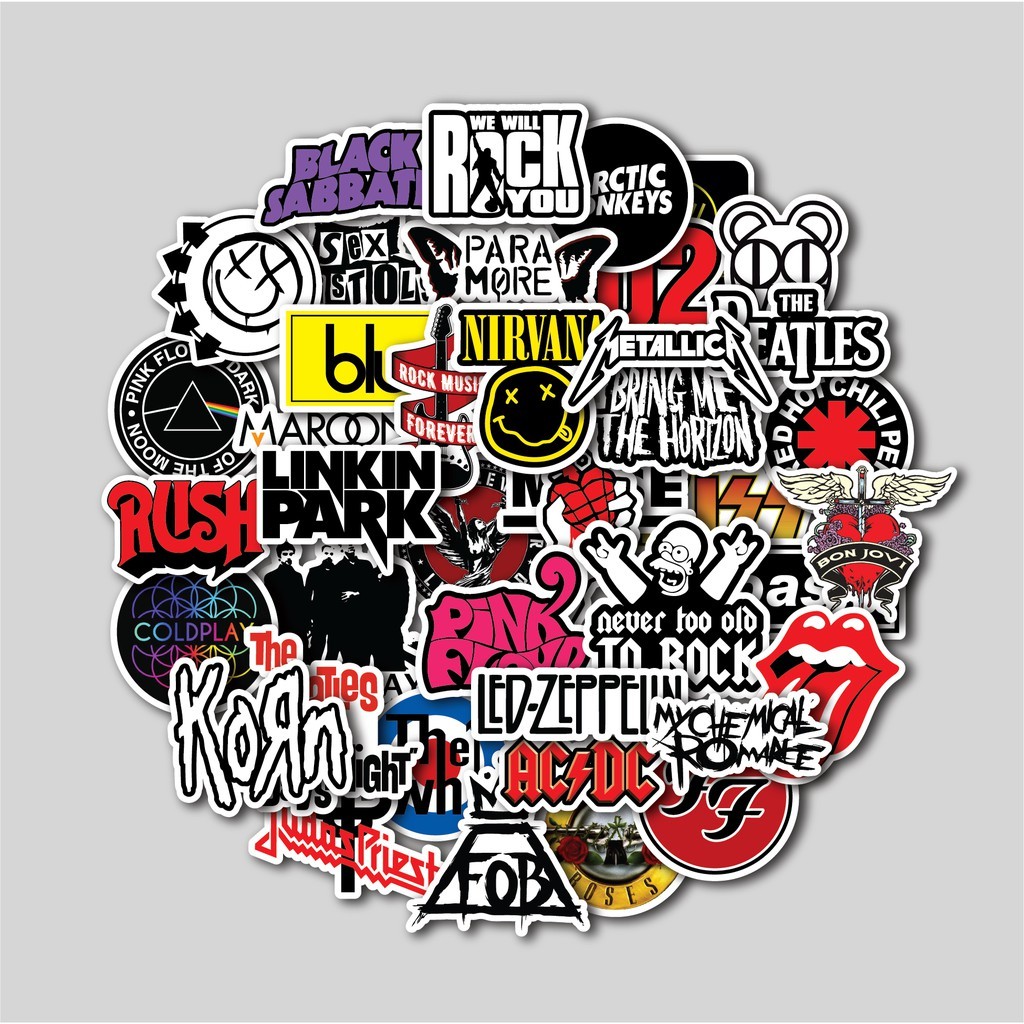 

STICKER PACK ROCK BANDS | STICKER TUMBLR | STIKER LAPTOP KOPER HELM
