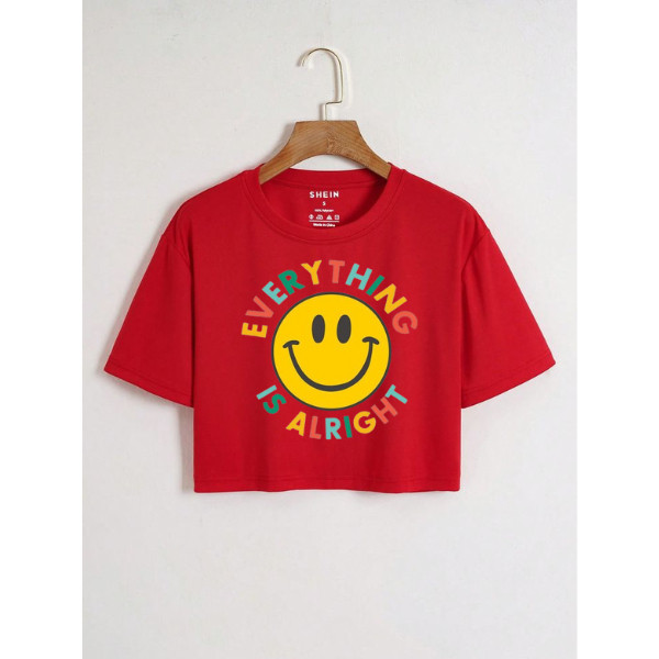 Kaos CROP TOP OVERSIZED Cotton Combed 30s | Kaos Wanita Lengan Pendek | Kaos Crop Polos