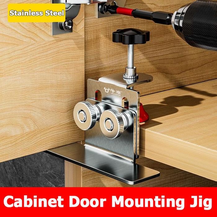 

Easy Install Cabinet Door Mounting Jig for Cabinets Frame Clamp Household Hidden Door Mounting Support Woodworking Tools