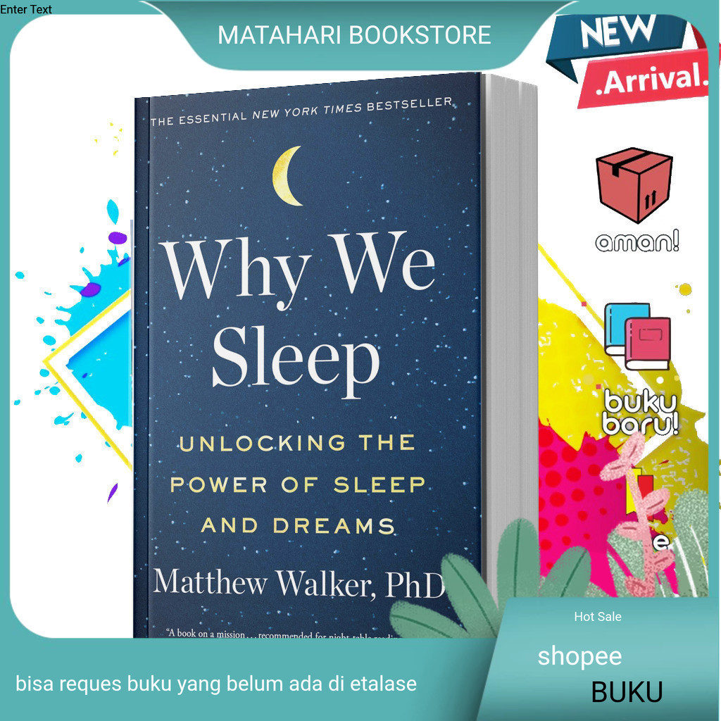 Buku Why We Sleep by Matthew Walker