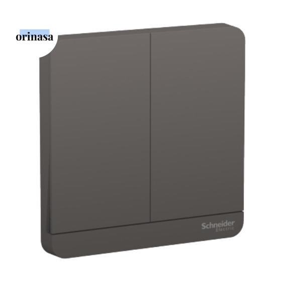 Saklar Seri/ Saklar Double AvatarOn Avatar On Schneider Dark Grey