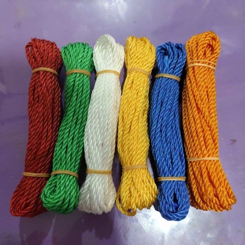 

Tali Jemuran Pakaian atau tali tambang plastik 5mm