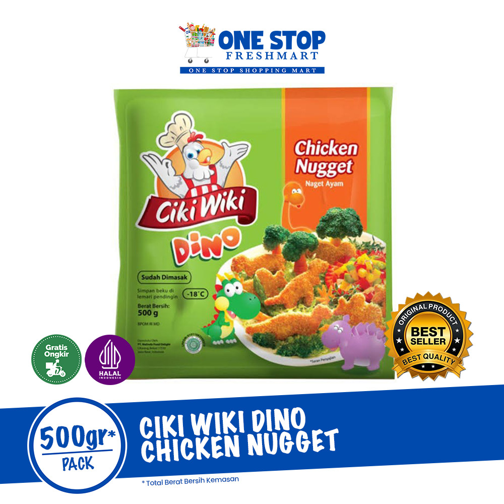 

CIKI WIKI DINO CHICKEN NUGGET 500GR