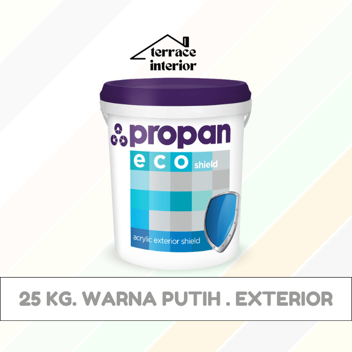 Cat Tembok Exterior Propan Eco Shield  Warna Putih 25 Kg