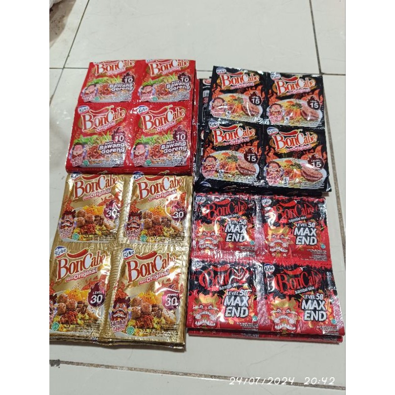 

Boncabe isi 12 sachet