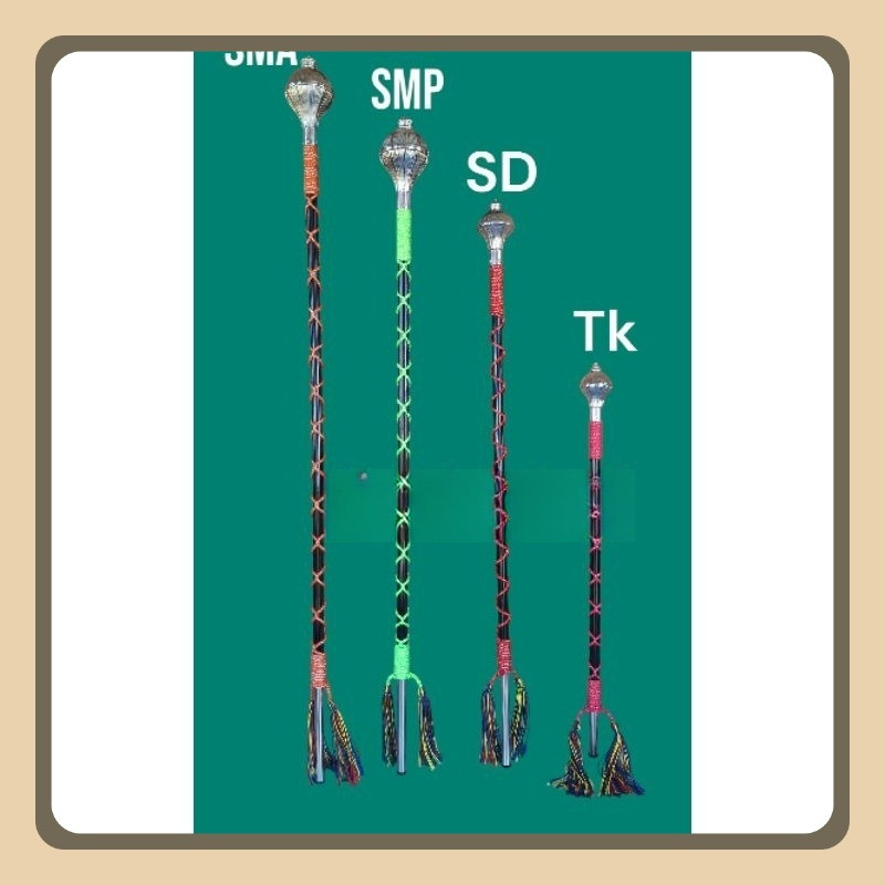 Tongkat Mayoret Lentur || Tongkat Mayoret Drumband Marchingband TK SD SMP SMA/UMUM || Stik Mayoret |