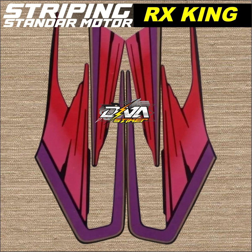 STRIPING RX KING 1995 1996 STICKER LIS LIST YAMAHA RX KING 1995 1996 HIJAU BOTOL KUALITAS ORIGINAL B