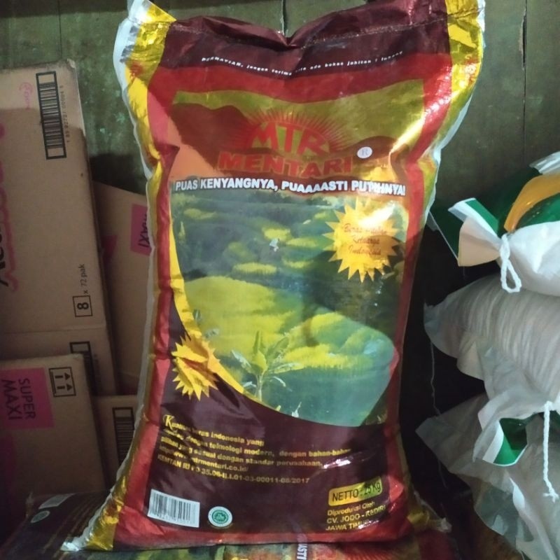 

UG BERAS CAP MENTARI 25kg BERAS MENTARI SG