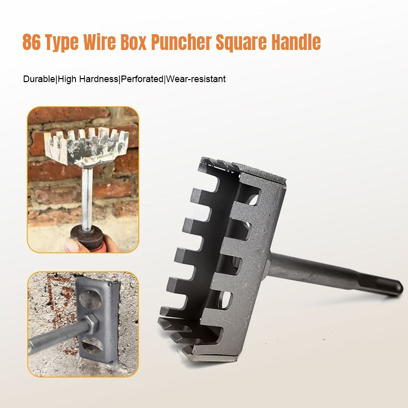 Apligod Mata Bor Bobok Tembok Lubang Inbow Dus Tipe 86 / 86 Wire Box Hole Punch Opener Cutter Impact