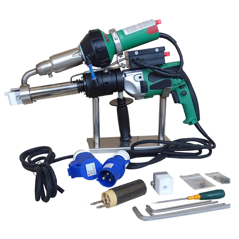 Handheld Plastic Extruder HDPE Water Tank Welding Machine Hot Air Plastic Welder Gun extruder for PP