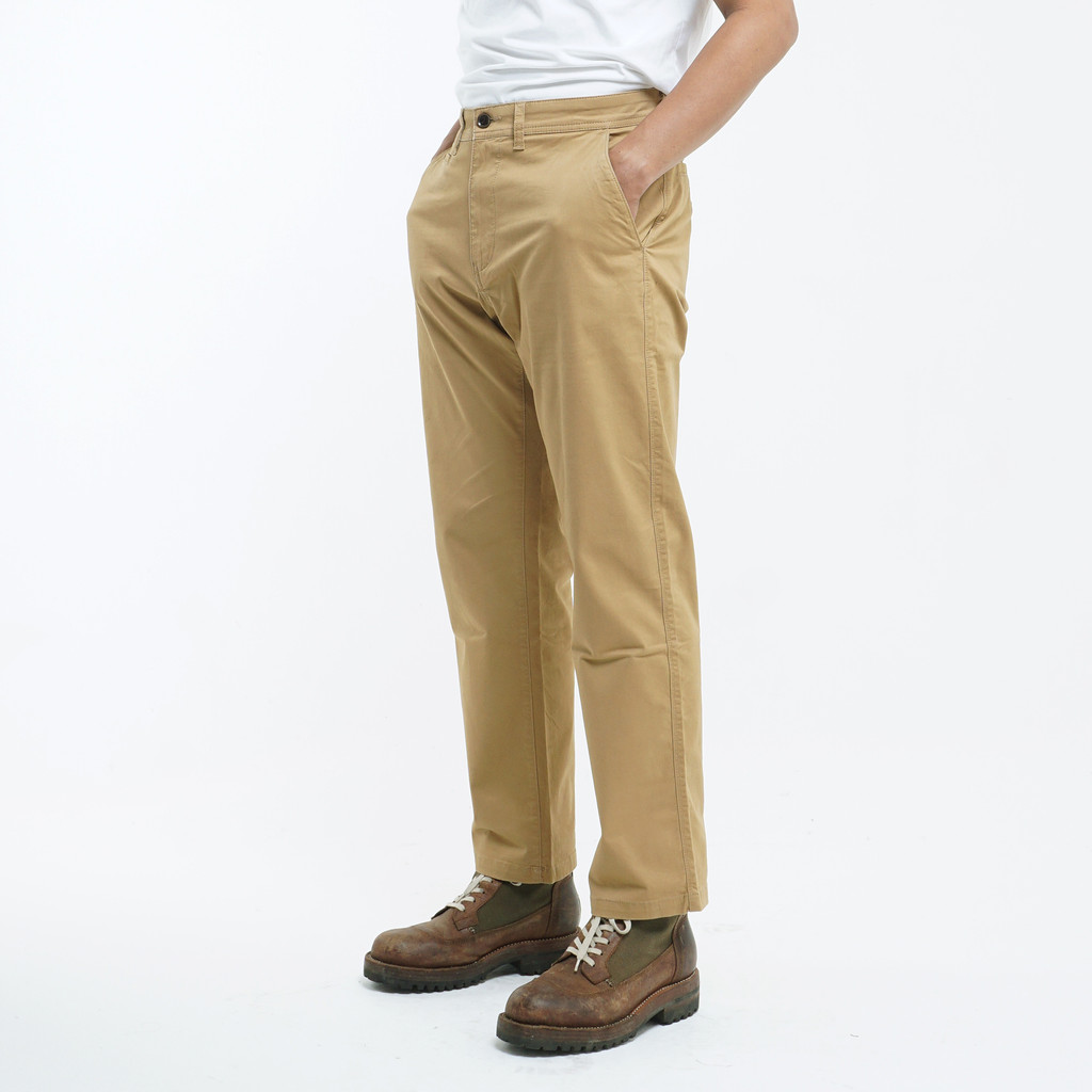 MGee Celana Chino Panjang Stretch Pria M.gee Felix 34 Dark Mustard