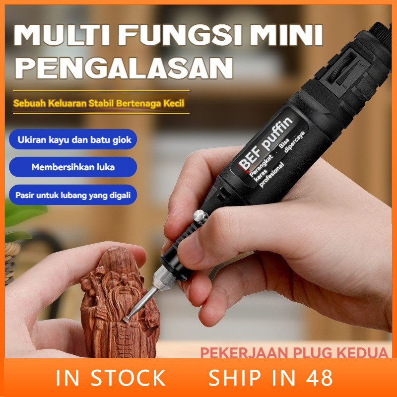 In Stock Bor Mini Grinder Set Mesin Ukir Poles Gerinda Listrik Alat Ukir Grafir/ Alat Ukir Kayu /Ala