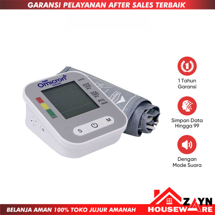 TaffOmicron Intellective Pengukur Tekanan Darah Electronic - RAK289