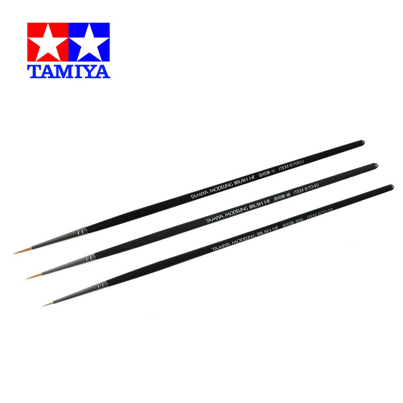 

TAMIYA 87048/87049/87050 Modeling Brush High Finish Pointed Brush Ultra Fine/Fine/Small HF Coloring Paint Pen Craft Tools