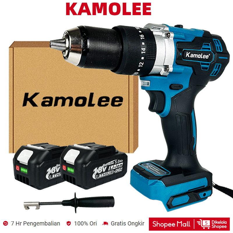 Kamolee 13mm 650N.M 2450Rpm Brushless Electric Drill/Can Drill Concrete (Makita/JLD Battery Compatib