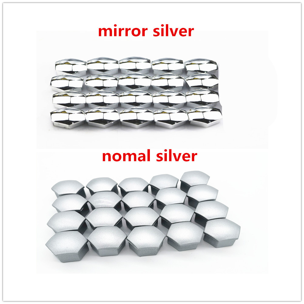 

Silver 21m/ 19mm/17m Car Wheel Nut Caps Hub Screw Cover Bolt for Ford C-MAX Flex B-MAX Atlas Five FG F-350 F-250 E-Series