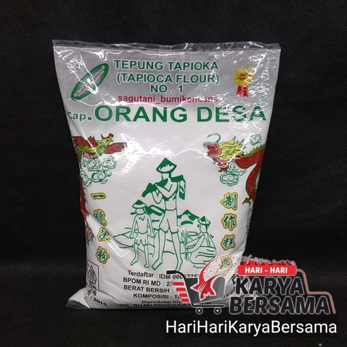 

SAGU TANI CAP ORANG DESA BUMI KENCANA TEPUNG TAPIOKA 1000GR