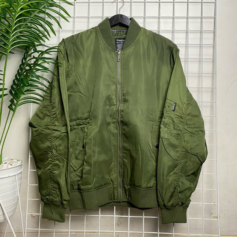 BOMBER FIELDCORE HIJAU ARMY OLIVE