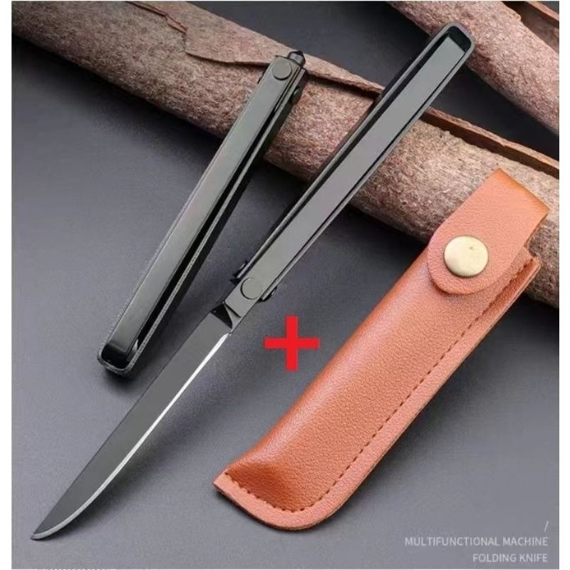 pisau lipat alat pemecah kaca pisau camping pisau baja lipat pisau pemecah kaca lipat pisau serbagun