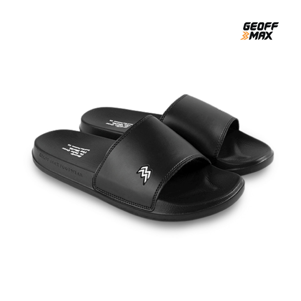 PROMO Geoff Max - Wordler Black | Sandal Slop Slipper | Sandal Unisex Anti Slip