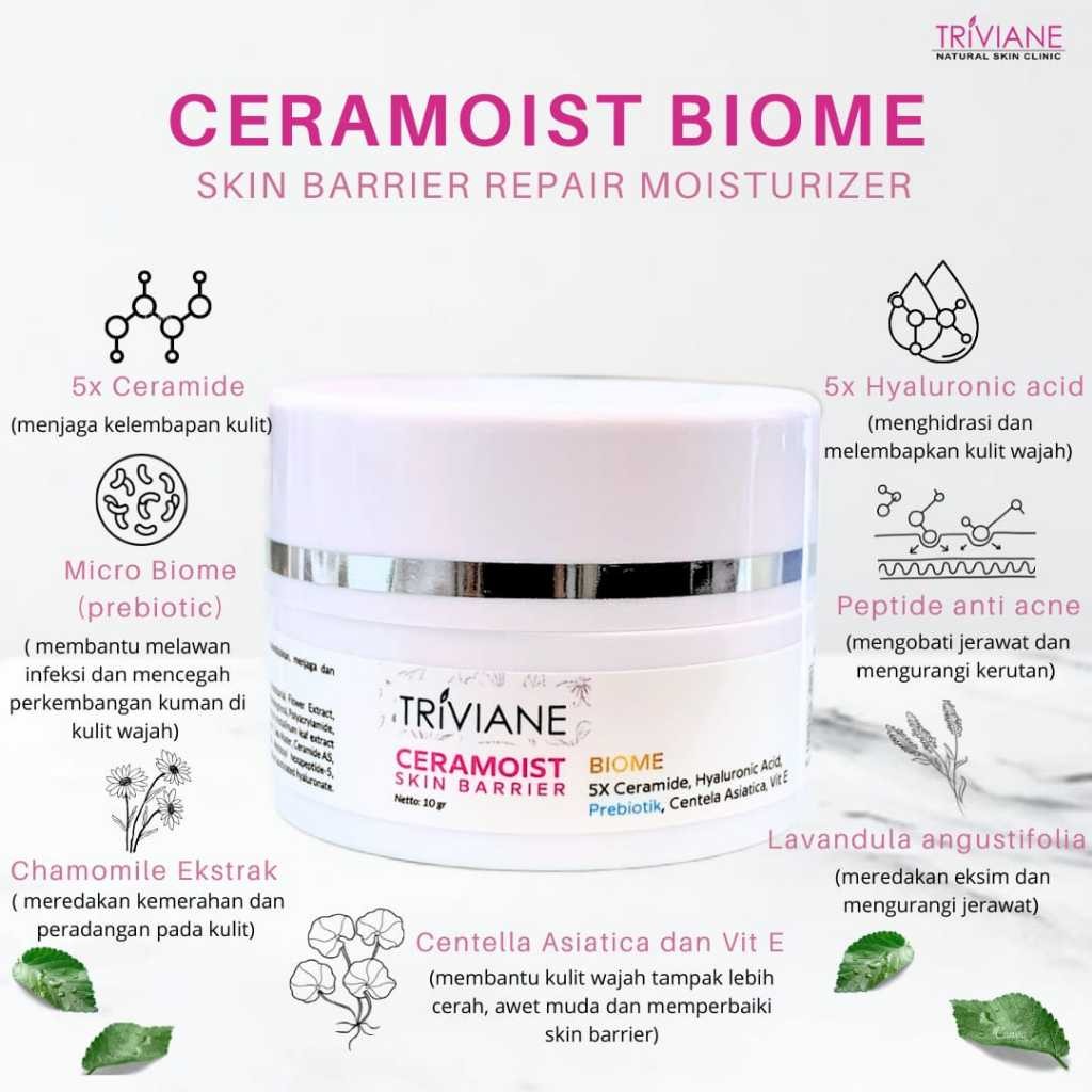 Triviane Ceramoist Biome Skin Barrier Repair Moisturizer by Triviane Natural Skin Clinic