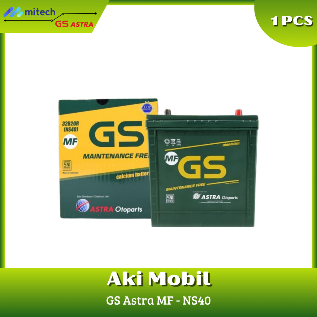 Gs Mf Astra Aki Kering Mobil Suzuki Apv Ns40 V12V / 32A