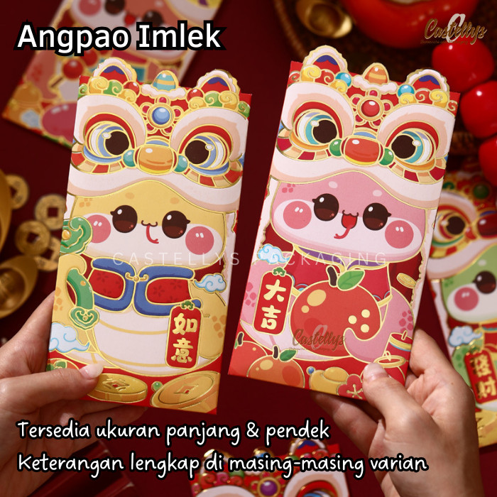 

Angpao Imlek Ular Snake 2025 Angpau Hong Pao Amplop Merah Sincia CNY