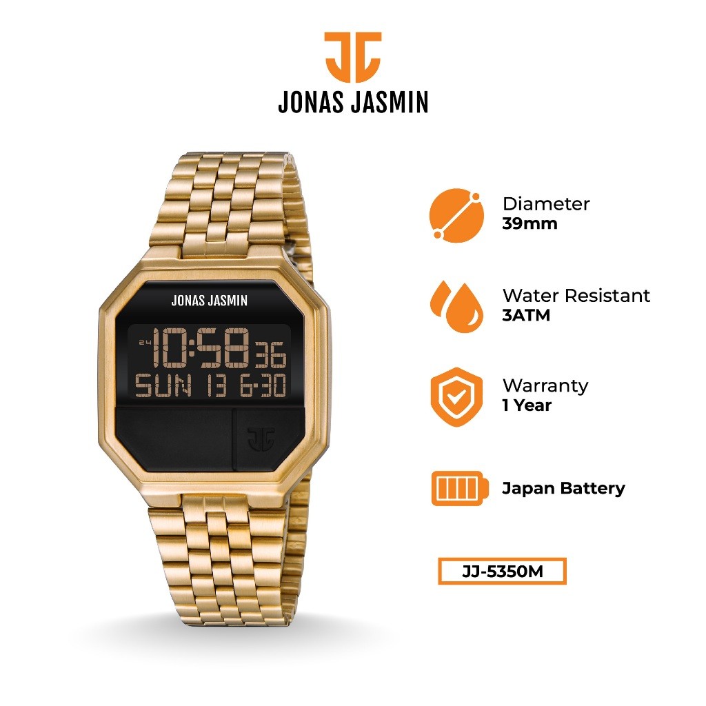 Jam Tangan Digital Pria Jonas Jasmin - JJ-5350M