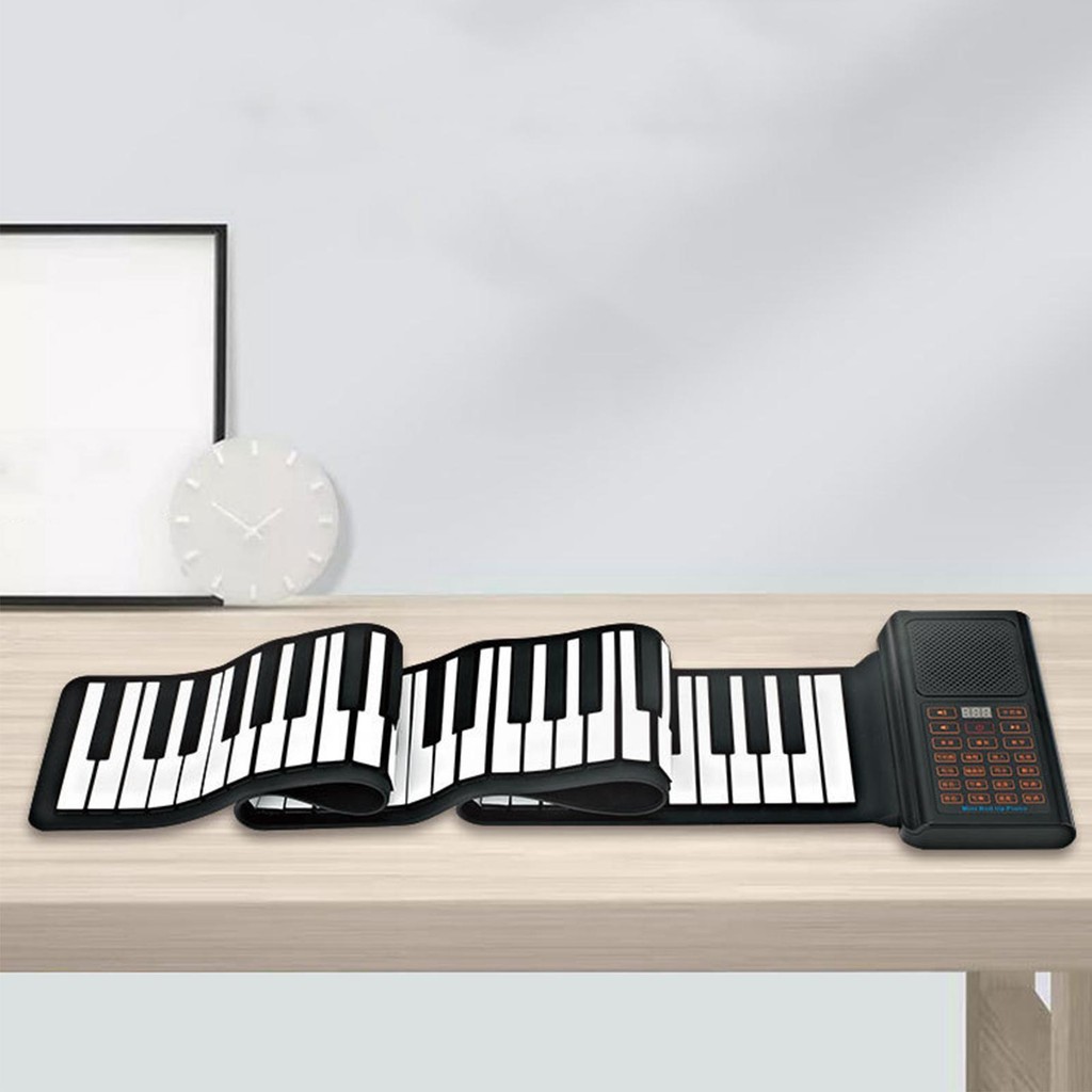 88 Keys Roll up Flexible Piano Travel Piano Silicone Electronic Piano for Kids for Home Gifts Holida