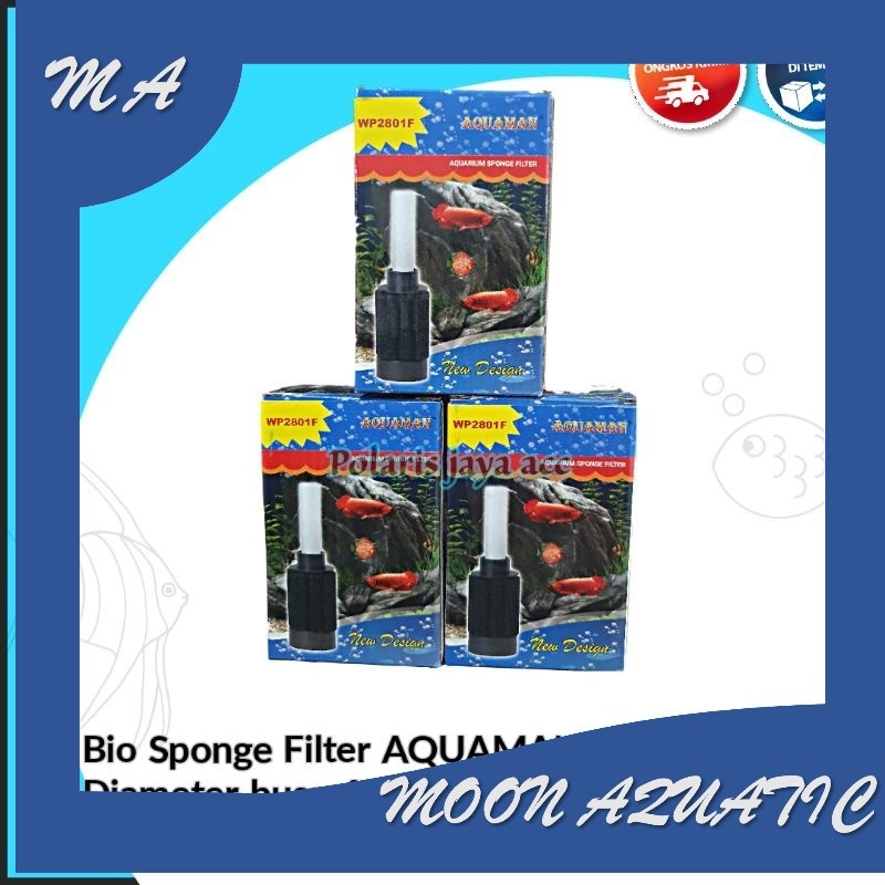 BIOFOAM SPONGE MEDIA FILTER AQUARIUM AQUAMAN WP 2801 F
