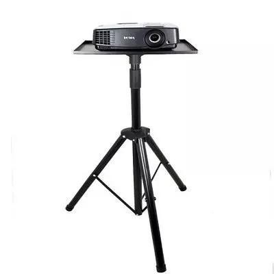 Standing Tripod Meja Projector Proyektor Stand Adjustable Kuat Layar Layar - Hitam