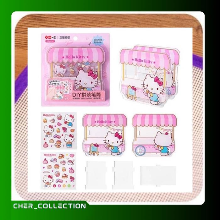 

AHHA Tempat Pulpen Stationery Kotak Penyimpanan Organizer Meja Tempat Pulpe - HELLO KITTY