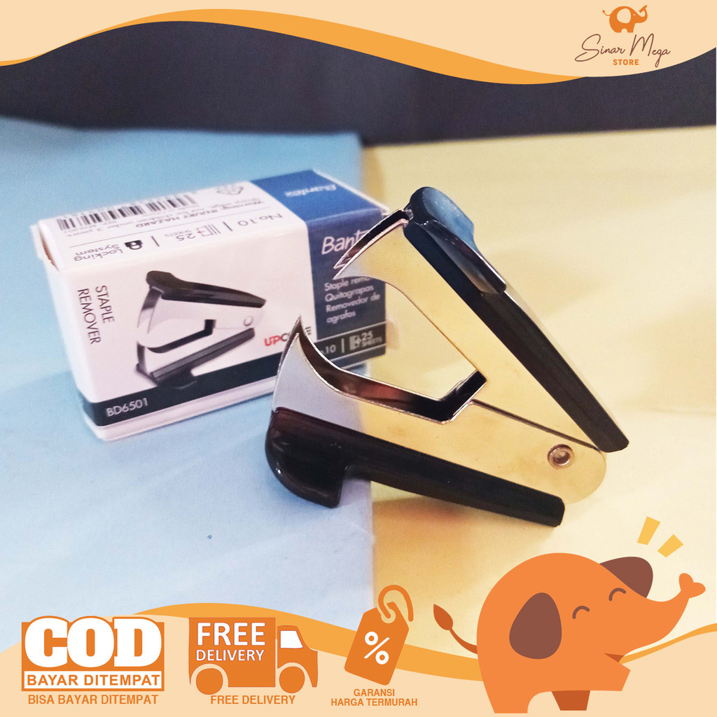 

BANTEX Stapler Remover BTX BD6501 Black - Pembuka Pelepas Steples SATUAN Murah