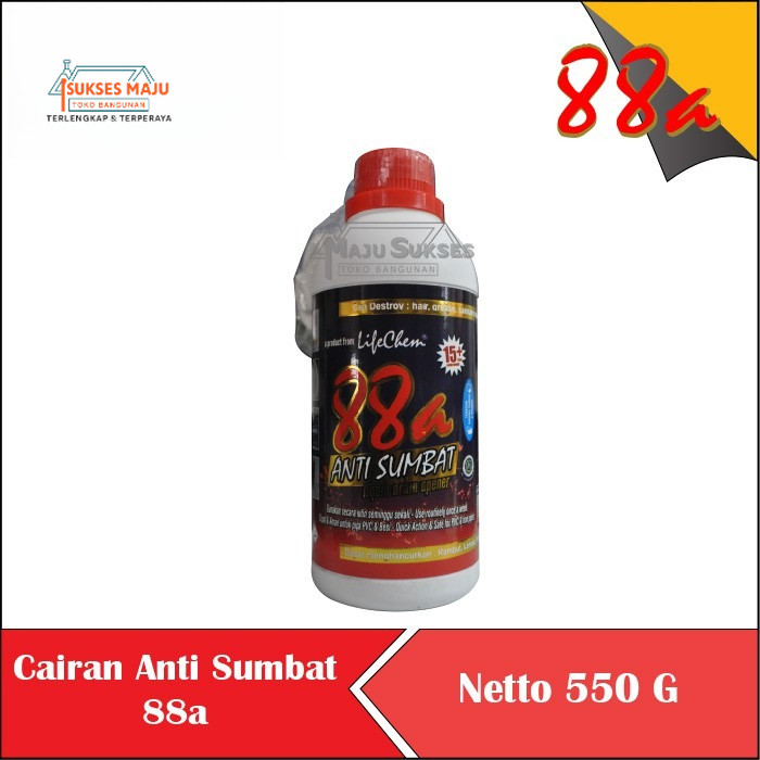 ANTI SUMBAT WC KLOSET SODA API CAIR PEMBERSIH SALURAN AIR MAMPET CAIRAN WC KLOSET SUMBAT LIFECHEM88a