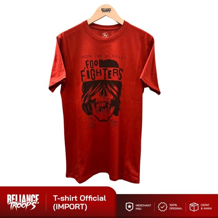 T-shirt Official | Foo Fighters - SF Valley (Red)