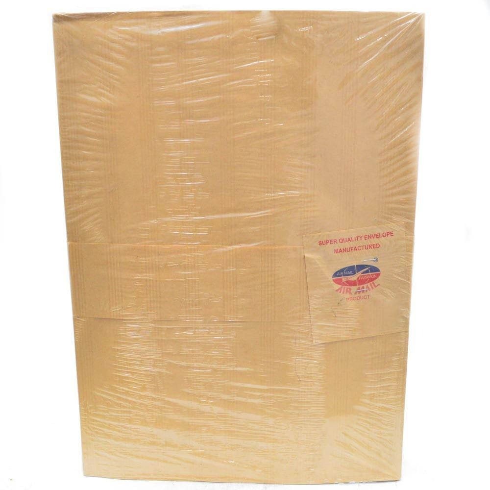 

Airmail (ASLI) Ukuran Folio Amplop Coklat Salur / Brown Envelope / Amplop Samson Tanpa Lem isi 100 Lembar