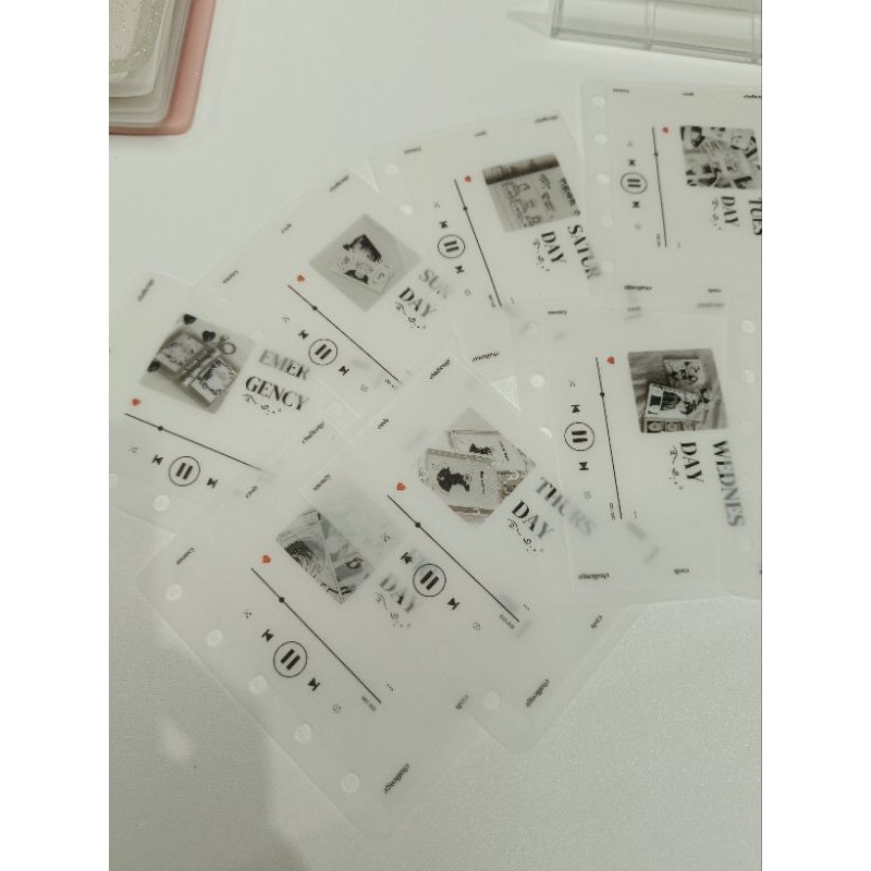 

Cash Envelope M5 (5ring) Matte. Amplop budgeting Laminating Matte size M5 (5 ring)