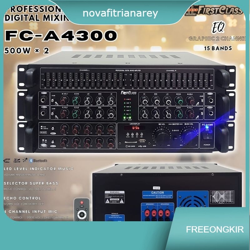amplifier karaoke firstclass FC A4300 / FCA 4300