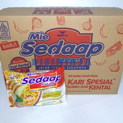 

Mie Sedap Kari Kare Special 75gr x 40bks (1 Dus)