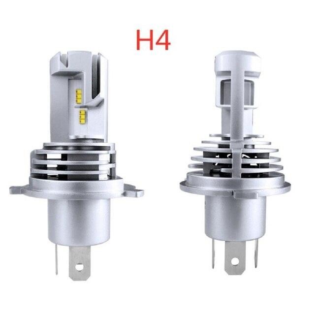Lampu LED M3 Luxeon ZES Chip H1 H3 H4 H7 H11 HB3 HB4 Ultra Bright 60W - H4
