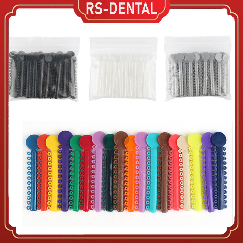 40Pcs Dental Rubber Band / Karet Behel Power O / Karet Behel Gigi Power O Isi 40 Pcs / Orthodontic K