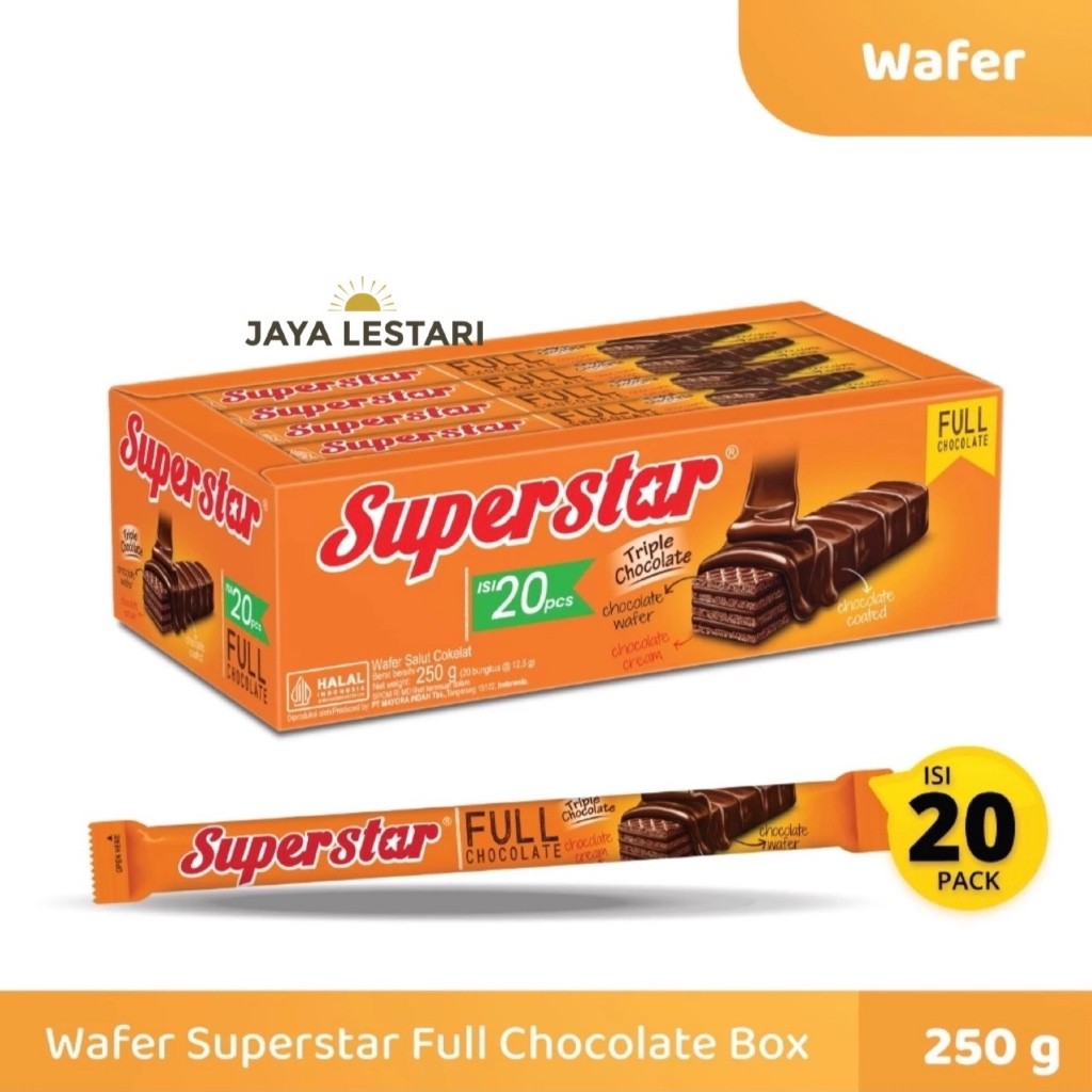 

Superstar Triple Chocolate (Isi 20/Box) (250g) ARBON
