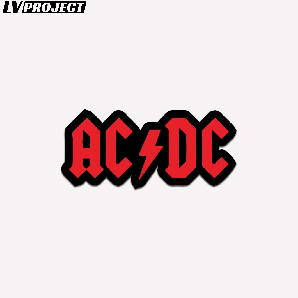

Stiker Band Rock Metal ACDC Estetik Sticker Tumbler Notebook Gitar Vinyl Glossy